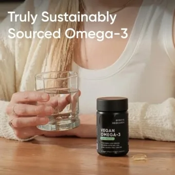 Vegan Omega-3 Algae Oil Supplement with No Aftertaste