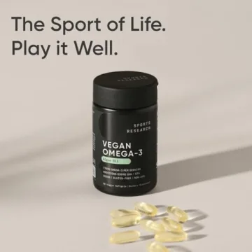 Vegan Omega-3 Algae Oil Supplement with No Aftertaste