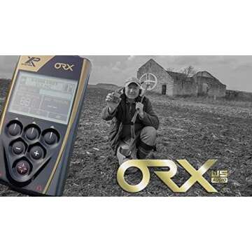 XP ORX Metal Detector w/ WSAudio Wireless Headphones and 9.5" Elliptical DD Coil