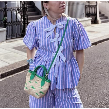 Yiulangde Y2K Peplum Pajamas Set for Stylish Comfort