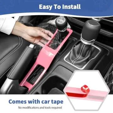 RT-TCZ Pink Console Gear Shift Trim for Jeep Wrangler