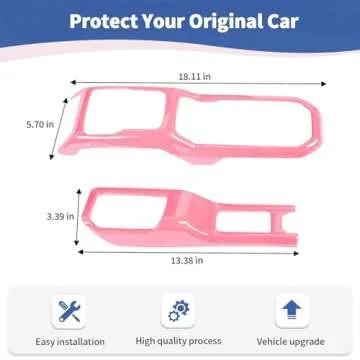 RT-TCZ Pink Console Gear Shift Trim for Jeep Wrangler