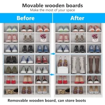 Tribesigns 8-Tier Shoe Rack | Stylish & Durable Storage