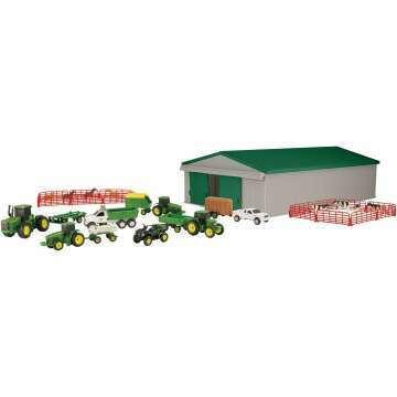 John Deere 70-Piece Farm Toy Playset - Die-Cast