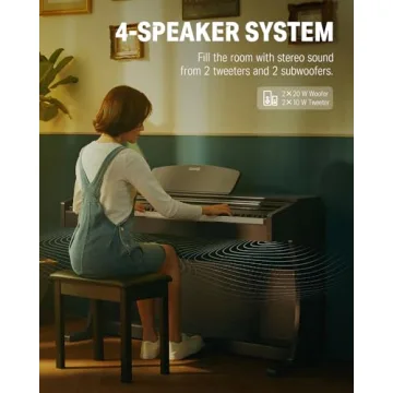 Donner DDP-300 Digital Piano with Bluetooth and 88 Keys