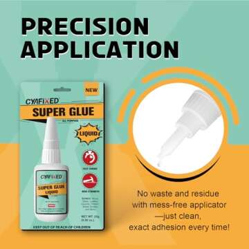 Super CA Glue - Quick Dry Adhesive for Crafts & Repairs