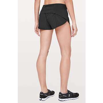 Lululemon Run Speed Up Short (Black, 4)