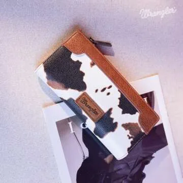 Wrangler Cow Print Wallet for Stylish Women