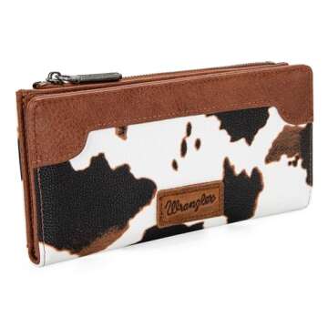 Wrangler Cow Print Wallet for Stylish Women