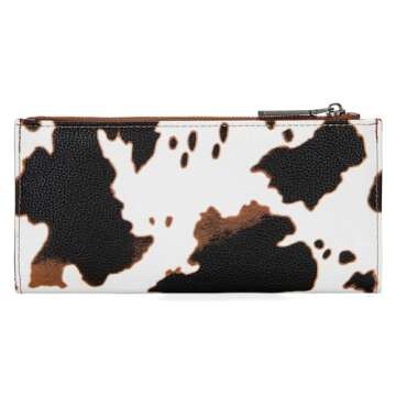 Wrangler Cow Print Wallet for Stylish Women