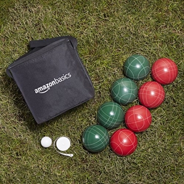 Durable Amazon Basics Bocce Ball Set for Outdoor Fun