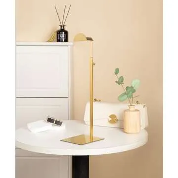 KDYZS+ 3 Pack Purse Stands for Display, Gold Purse Display Stand Heavy-Duty Steel Handbag Display Stand Adjustable Bag Display Stand Holder Purse Rack for Retail, Boutiques, Store Organization