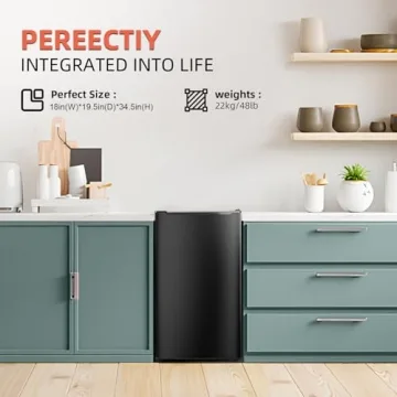Compact Mini Upright Freezer with Reversible Door