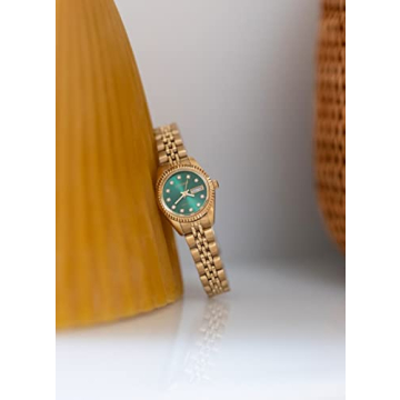 Stylish Gold-Tone Bracelet Watch for Women