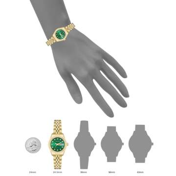 Stylish Gold-Tone Bracelet Watch for Women