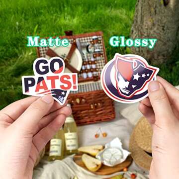 Gwybkq Glossy Printable Vinyl Sticker Paper for Inkjet Printer 25 Sheets 8.5"x11" Adhseive White Labels Decal Papers