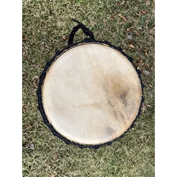 Maori-Style Djembe, 24" Tall, Handcrafted Percussion Drum