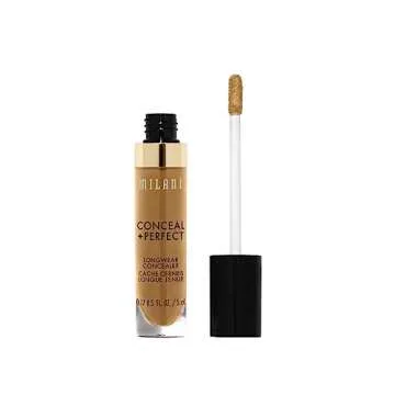 Milani Conceal + Perfect Longwear Concealer - Deep Tan (0.17 Fl. Oz.) Vegan, Cruelty-Free Liquid Con...