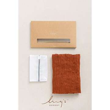 Ling's Moment 14Ft Burnt Ochre Table Runner Cheesecloth Gauze Semi-Sheer Brown Terracotta Tablecloth for Wedding Party Bridal Shower Boho Table Decor Thanksgiving Day