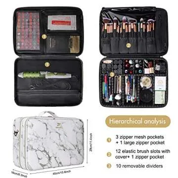 MONSTINA makeup bag makeup train case