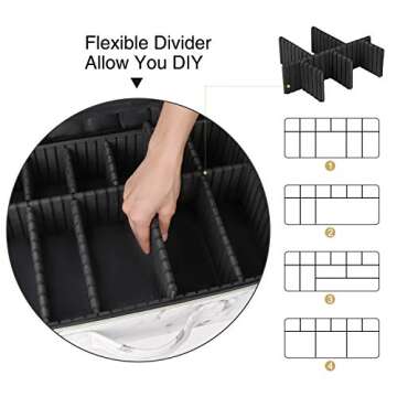 MONSTINA makeup bag makeup train case