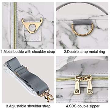 MONSTINA makeup bag makeup train case