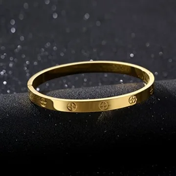 YCSLYW Women's Elegant Stainless Steel Bracelet for Gifts