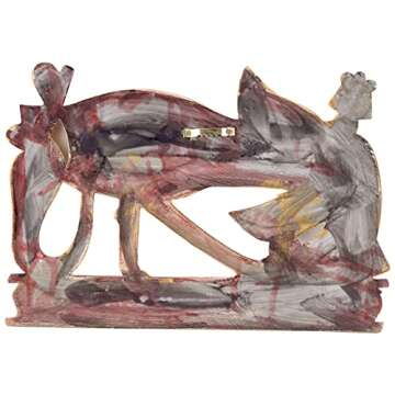 Design Toscano Egypitan Decor Eye of Horus Wall Sculpture Plaque, 12 Inch, Polyresin, Full Color, QL124212