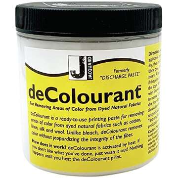 Jacquard Discharge Paste 8 Oz - Ultimate Color Remover for Fabrics