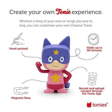Creative Tonies Superhero Audio Character for Kids - Personalize Stories