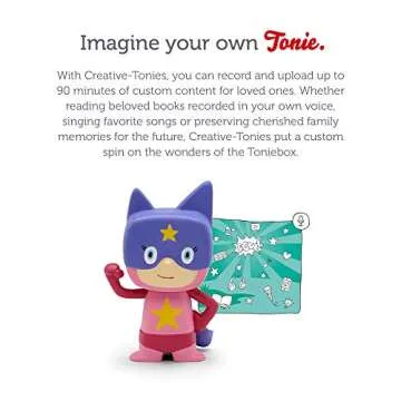 Creative Tonies Superhero Audio Character for Kids - Personalize Stories