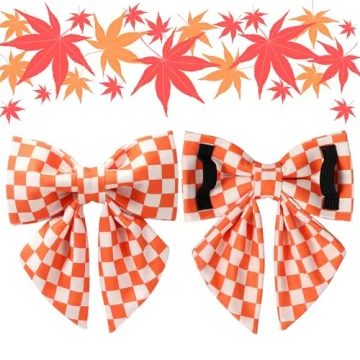Stylish UP URARA PUP Fall Dog Collar with Bow Tie