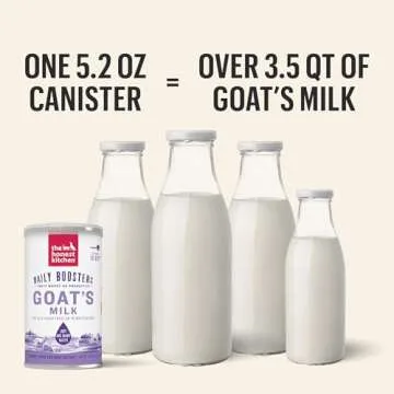 The Honest Kitchen Human Grade Instant Goat's Milk with Probiotics for Dogs and Cats, 5.2 Ounces