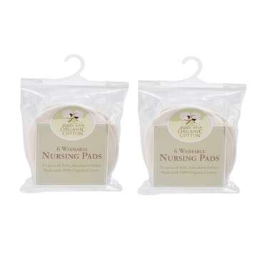 TL Care Organic Nursing Pads - Eco-Friendly Comfort 12 Count