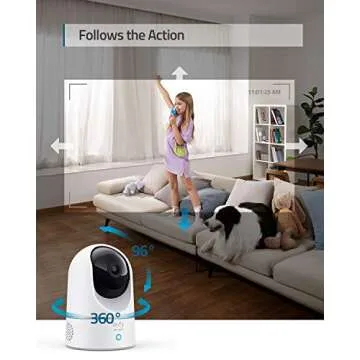 eufy Security Indoor Cam E220 2-Cam Kit, 2K Security Indoor Camera Pan & Tilt, Plug-in Camera with Wi-Fi, Human & Pet AI, Voice Assistant Compatibility, Motion Tracking, Homebase 3 Compatible