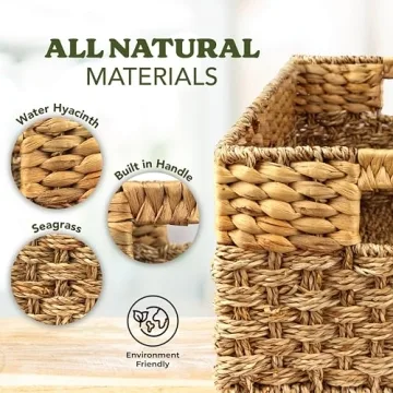 Stylish Large Handwoven Wicker Basket for All Storage Needs