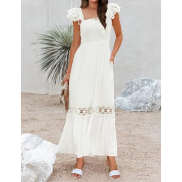ZESICA Summer Maxi Dress, Stylish and Comfortable Choice
