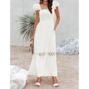 ZESICA Summer Maxi Dress, Stylish and Comfortable Choice