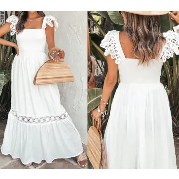 ZESICA Summer Maxi Dress, Stylish and Comfortable Choice