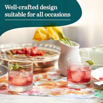 Libbey Heavy Base Rocks Glasses Set of 12 - Perfect for Cocktails