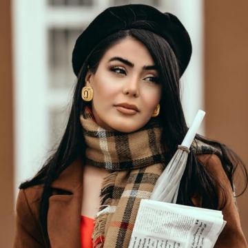 YUJIE Gold Chunky Earrings Vintage Statement Jewelry