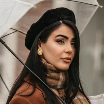 YUJIE Gold Chunky Earrings Vintage Statement Jewelry