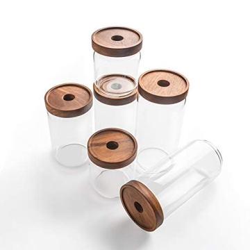 L'Bourne & Co. Glass Kitchen Canister Set - Durable Storage Jars