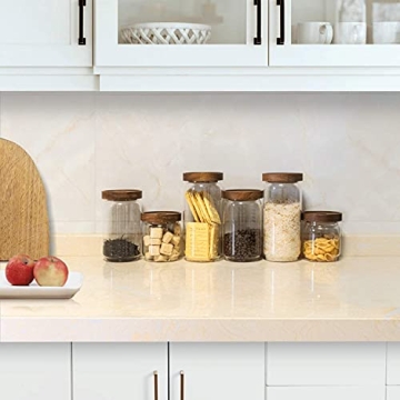 L'Bourne & Co. Glass Kitchen Canister Set - Durable Storage Jars