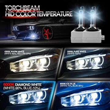 Torchbeam D3S Headlight Bulbs for Ultimate Night Vision
