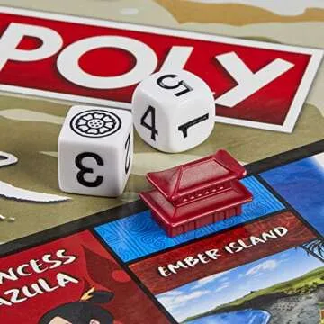 Hasbro Gaming Monopoly: Avatar: Nickelodeon The Last Airbender Edition Board Game for Kids Ages 8 and Up, Play as a Member of Team Avatar (Amazon Exclusive)