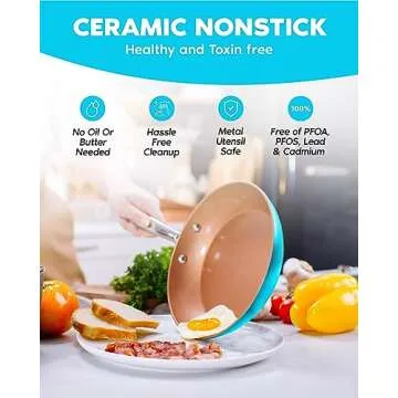 Gotham Steel Nonstick 20 Piece Cookware Set in Copper