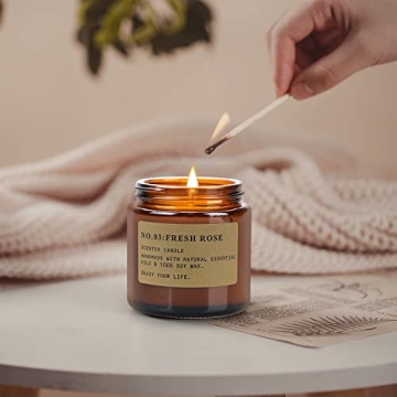 Relaxing Soy Candle Set with Three Unique Scents