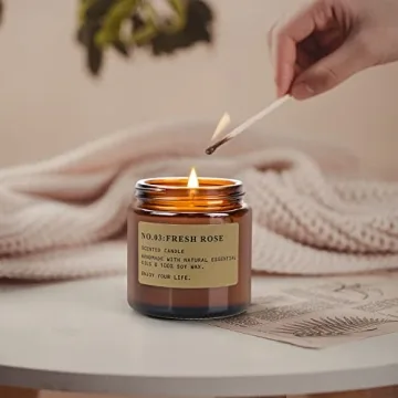 Relaxing Soy Candle Set with Three Unique Scents