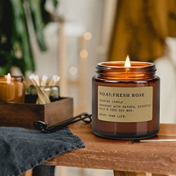 Relaxing Soy Candle Set with Three Unique Scents